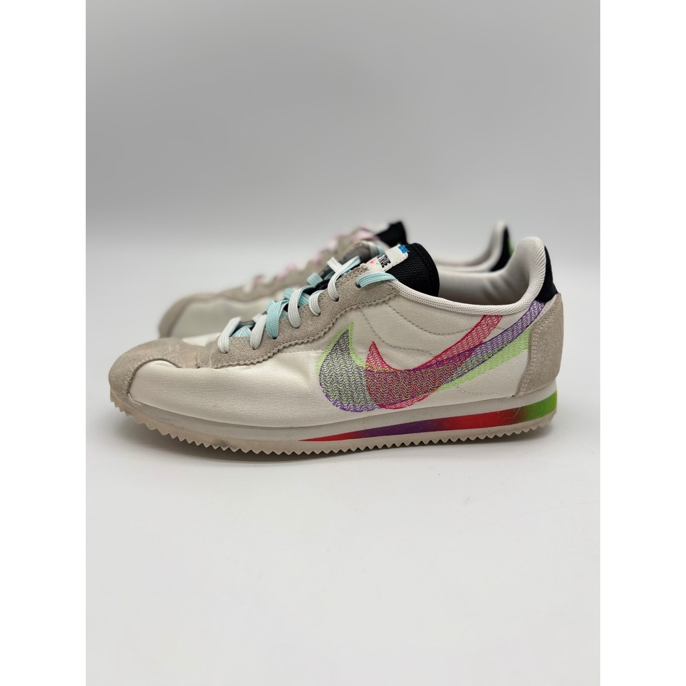 Nike Cortez Be True 2022 Rainbow Summit White Multi Men 10 DR5491-100 Sneaker - Picture 3 of 8